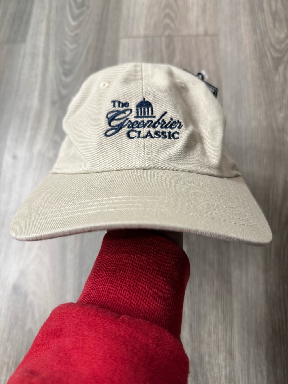 The Greenbrier Classic Ahead Vintage Classic Cut Cap Hat NWT Adjustable